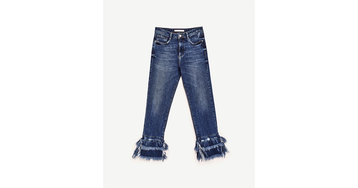 You can thank Zara for creating double fringe layers ($50). | Spring ...