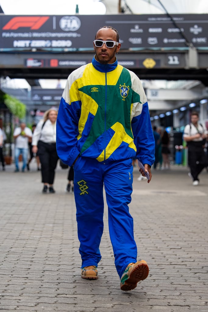 Lewis Hamilton at the F1 Brazil Grand Prix