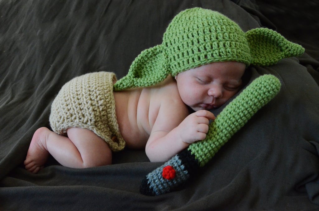 Yoda Outfit With Lightsaber