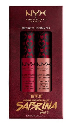 NYX x Chilling Adventures of Sabrina Soft Matte Lip Cream Duos in Half Witch