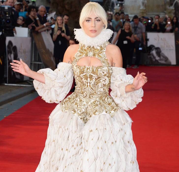 Lady Gaga Alexander McQueen Dress A Star Is Born Premiere | POPSUGAR ...