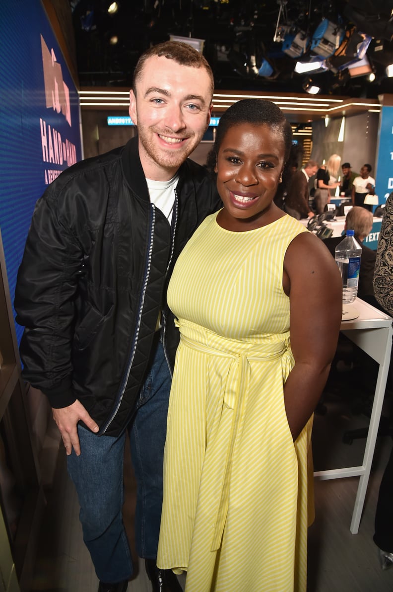 Sam Smith and Uzo Aduba