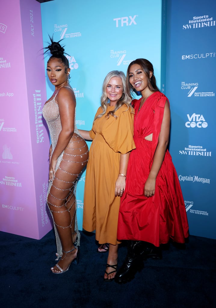 Megan Thee Stallion, Leyna Bloom at Sports Illustrated Party