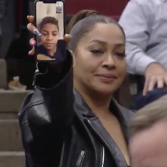 Carmelo Anthony FaceTimes With Son During Basketball Game