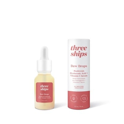Three Ships Dew Drops Mushroom Hyaluronic Acid + Vitamin C Serum