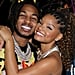 Halle Bailey and DDG's Rams Game Date Photos