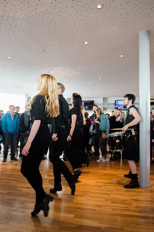 The Irish dancing!