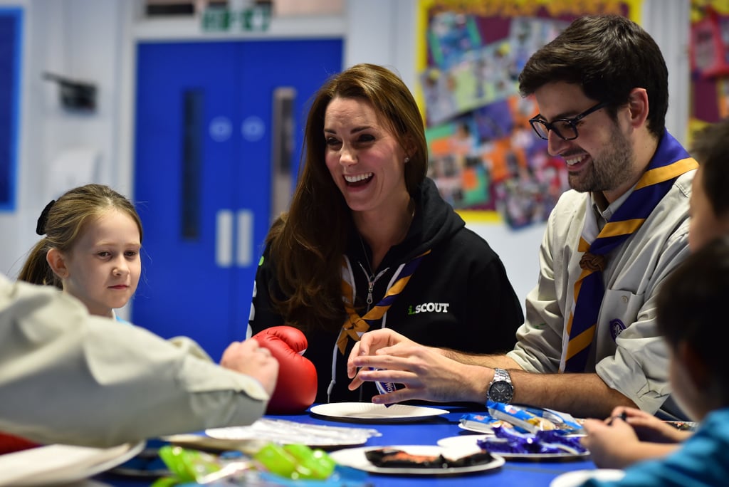 Kate Middleton Visits 23rd Poplar Beaver Scout Colony
