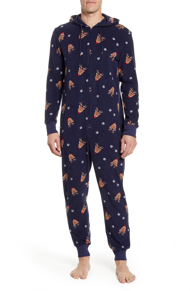 Nordstrom Men's Shop Holiday Festive Hooded Union Suit