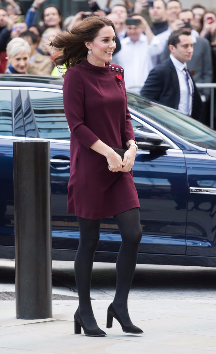 Kate Middleton Red Goat Dress