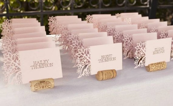 Wine Cork Place Cards