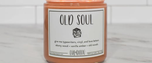 This Old Soul Candle Smells Like "Vinyl and Love Letters"