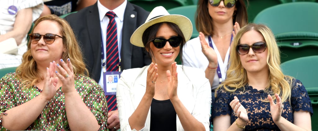 Meghan Markle 2019 Wimbledon Striped Blazer Dupes