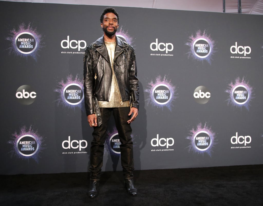 Chadwick Boseman at the 2019 American Music Awards