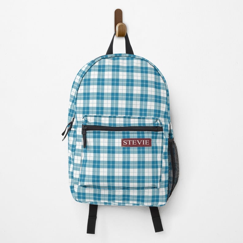 Stevie Budd Plaid Backpack