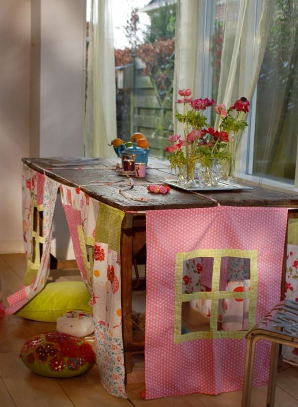 Table Fort Diy Forts For Kids Popsugar Family Photo 9