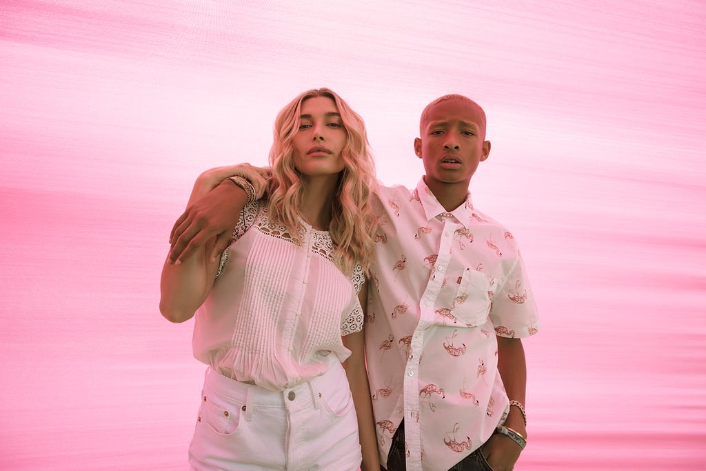 Hailey Bieber x Jaden Smith Levi's Festival Campaign 2020 | POPSUGAR