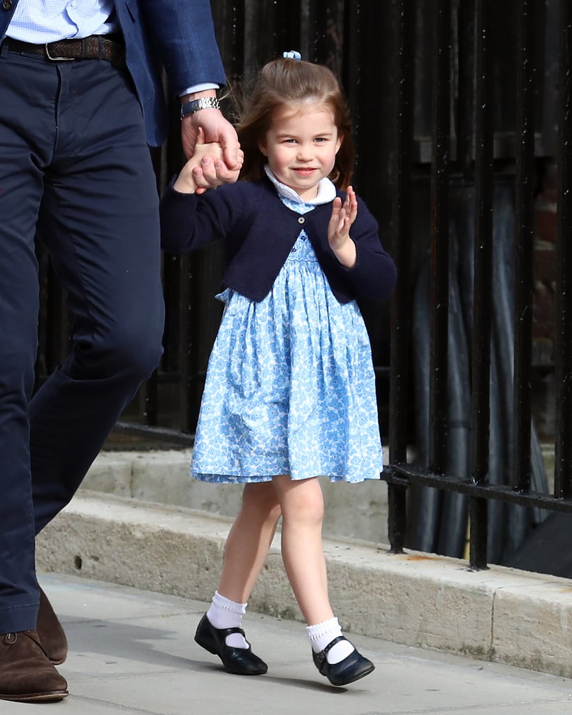 Prince George and Princess Charlotte at Hospital to See Baby