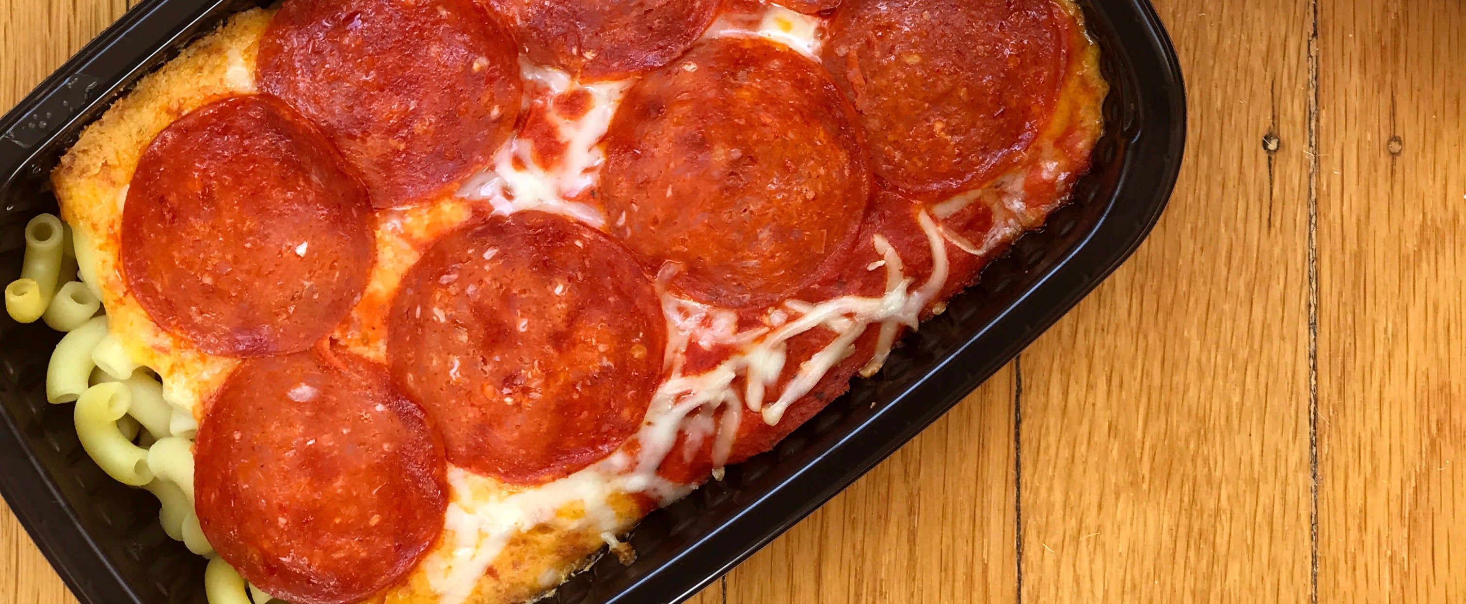 Trader Joe's Pepperoni Pizza Mac & Cheese Review POPSUGAR Food