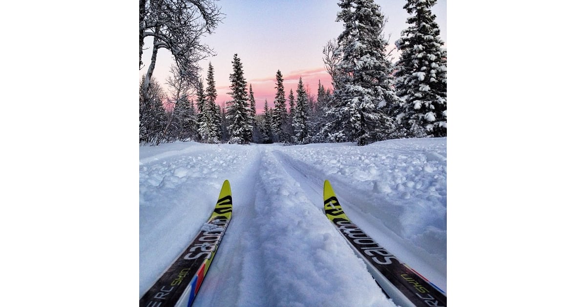 CrossCountry Skiing Winter Workouts For Women POPSUGAR Fitness Photo 4