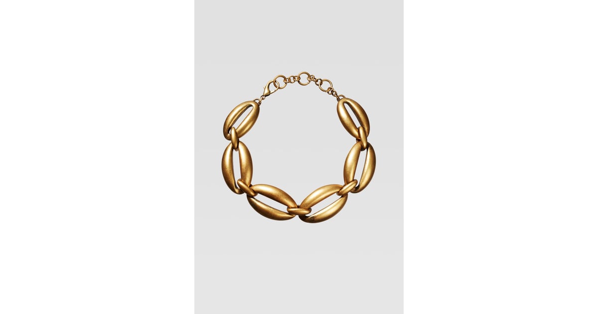 Zara Campaign Collection Oval Link Necklace What One Editor Learned