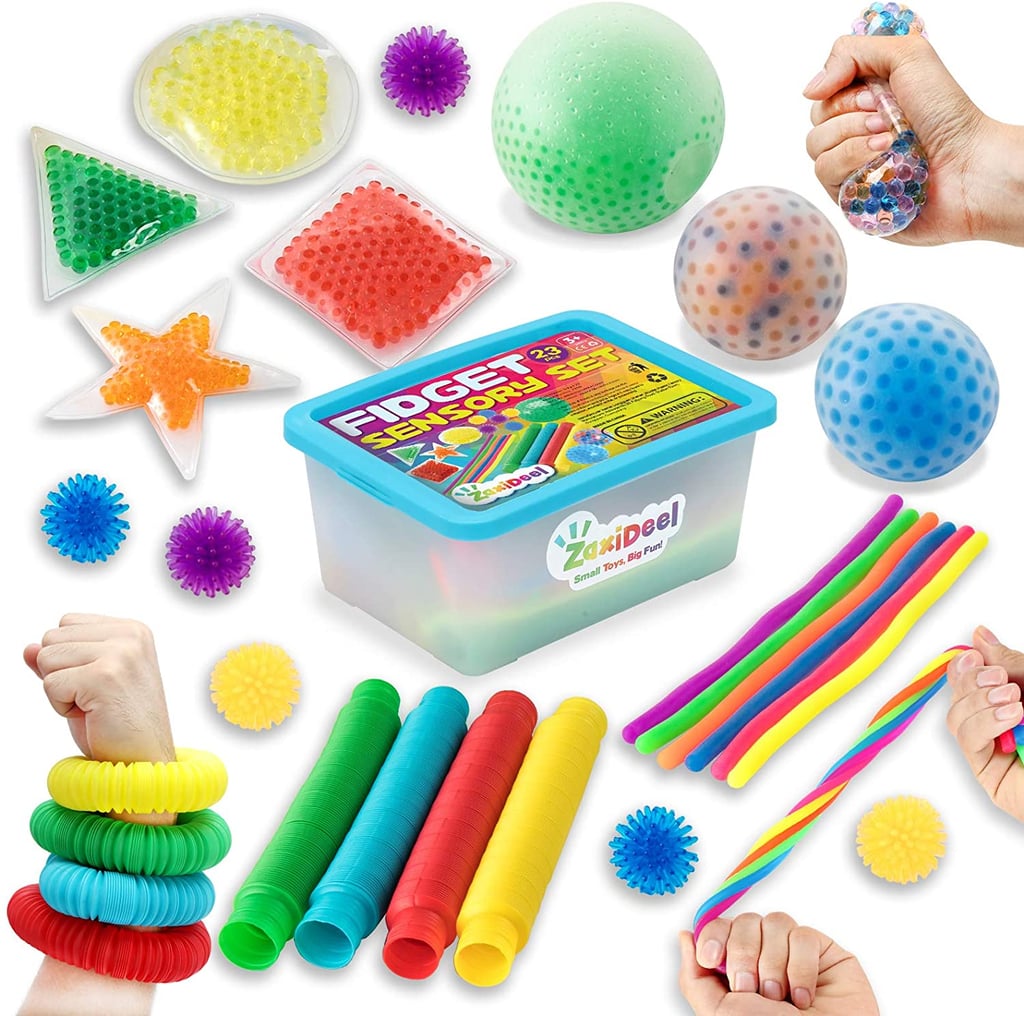 8 pcs Individual Play Foam Pods Tactile Sensory Toy Kids Autism Fidget 