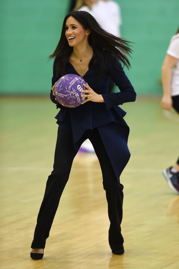 Meghan Markle Playing Sports Pictures