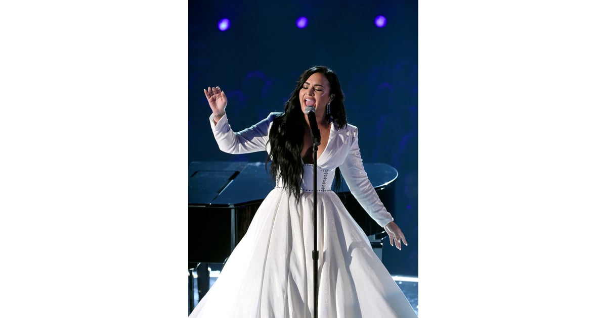 Demi Lovato's Christian Siriano Grammys Performance Gown | POPSUGAR Fashion Photo 5