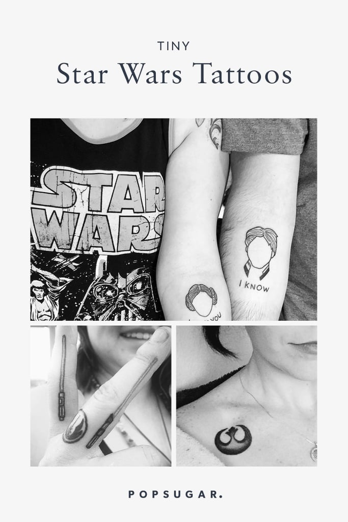 Tiny Star Wars Tattoos