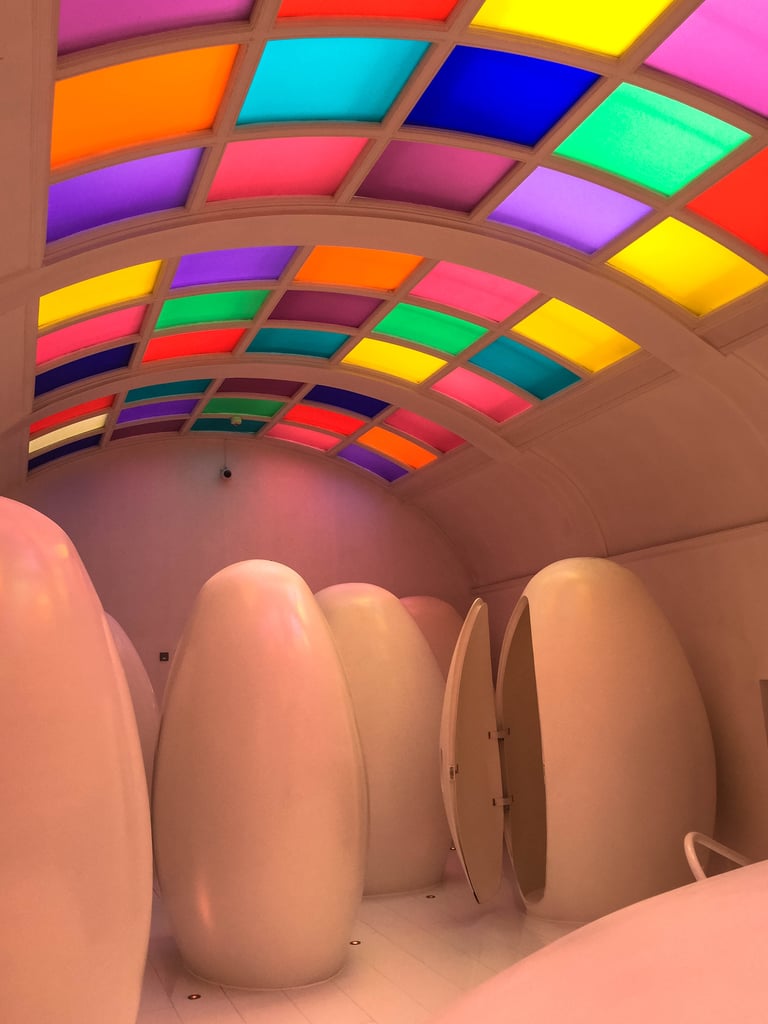 And, of course, no visit is complete without experiencing Sketch's psychedelic bathroom.