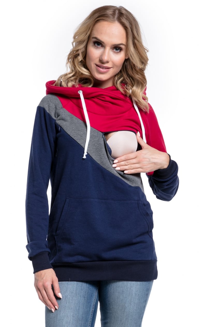 Happy Mama Women's Nursing Hoodie