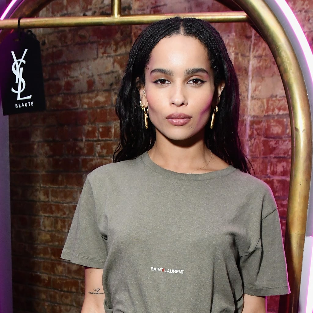 zoe kravitz skin care routine