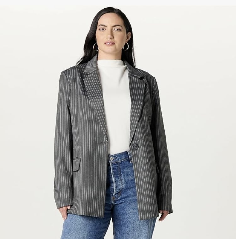 Amazon The Drop Women's Blake Long Blazer