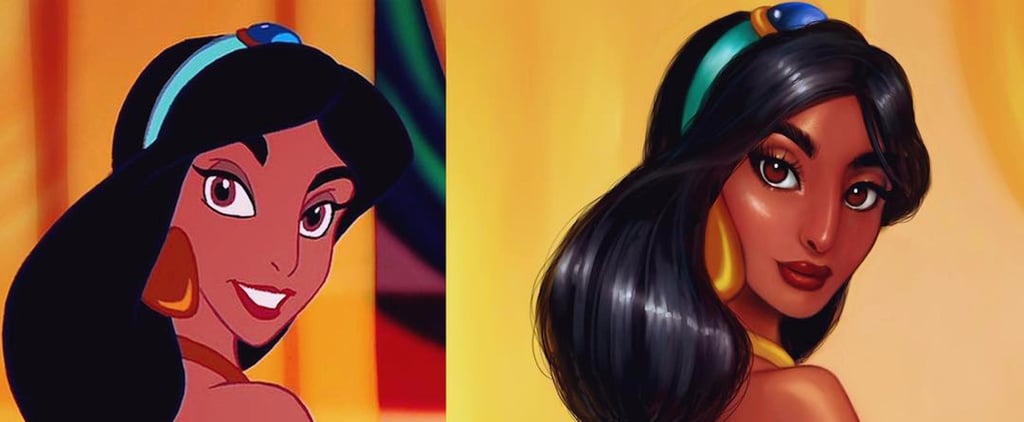 Realistic Disney Princess Illustrations