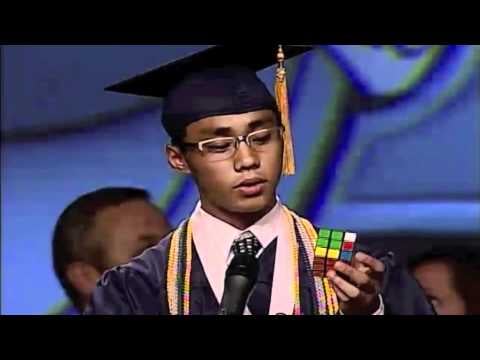 Valedictorian Carl Aquino, West Hall High School (2010)