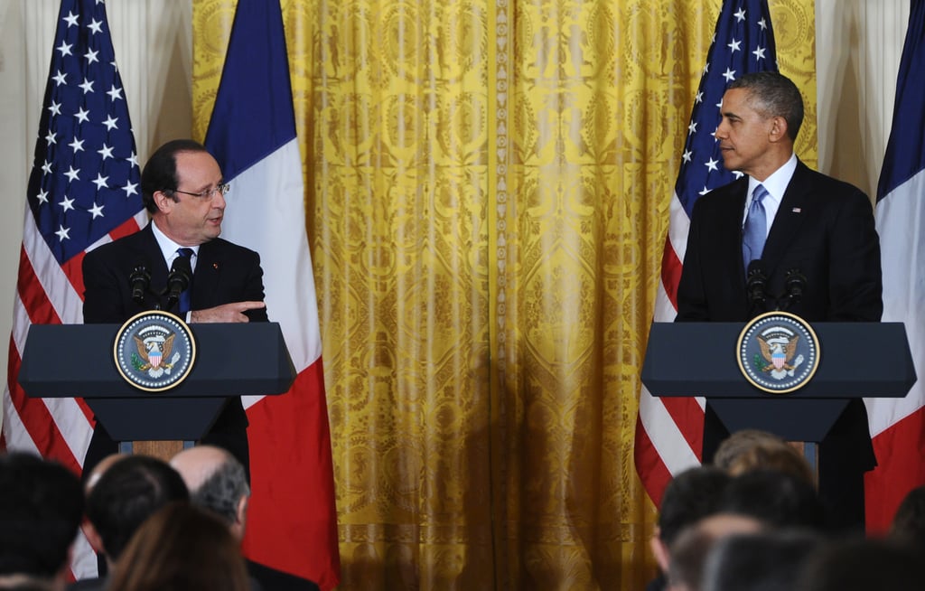 And Hollande was like, "No, you're the man."