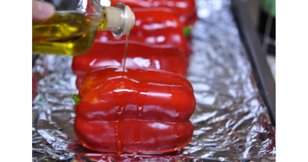 Clean the bell peppers and remove any stickers. How to Roast Red Peppers POPSUGAR Food Photo 2