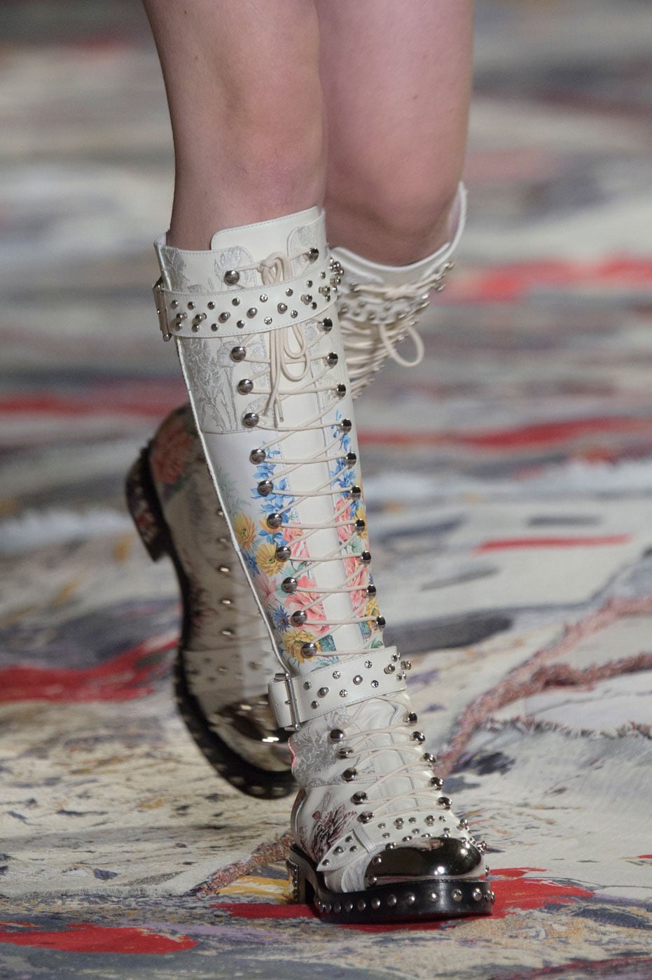 Alexander McQueen Shoes Spring Summer 2017 At Paris Fashion Week