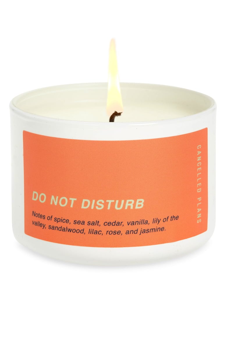 A Funny Candle: Cancelled Plans Do Not Disturb Candle