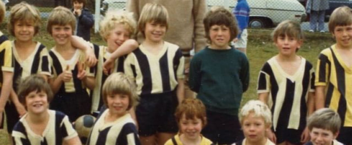 Hugh Jackman Childhood Soccer Team Throwback Photo PS Celebrity