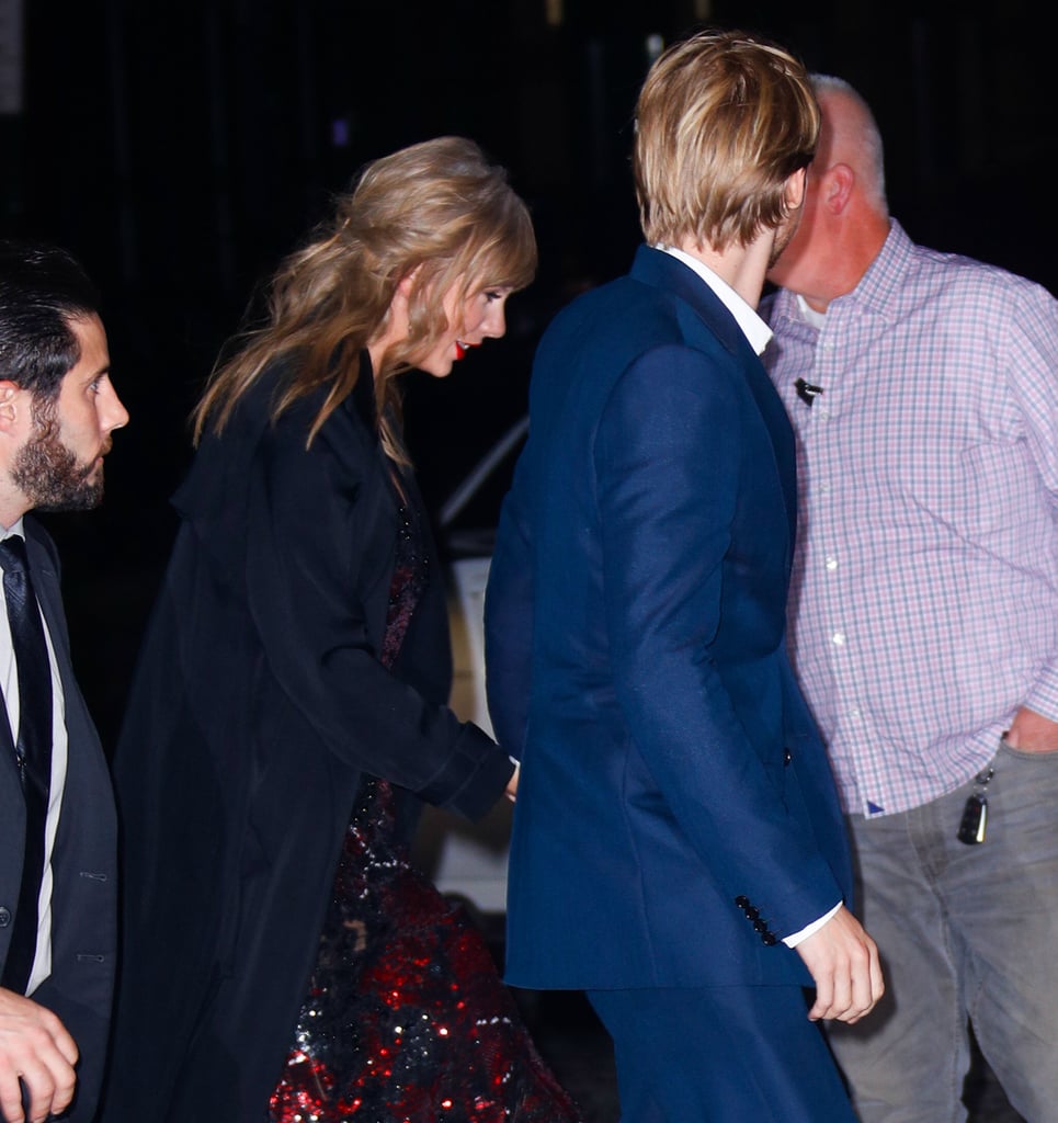 Taylor Swift and Joe Alwyn at The Favourite Premiere 2018