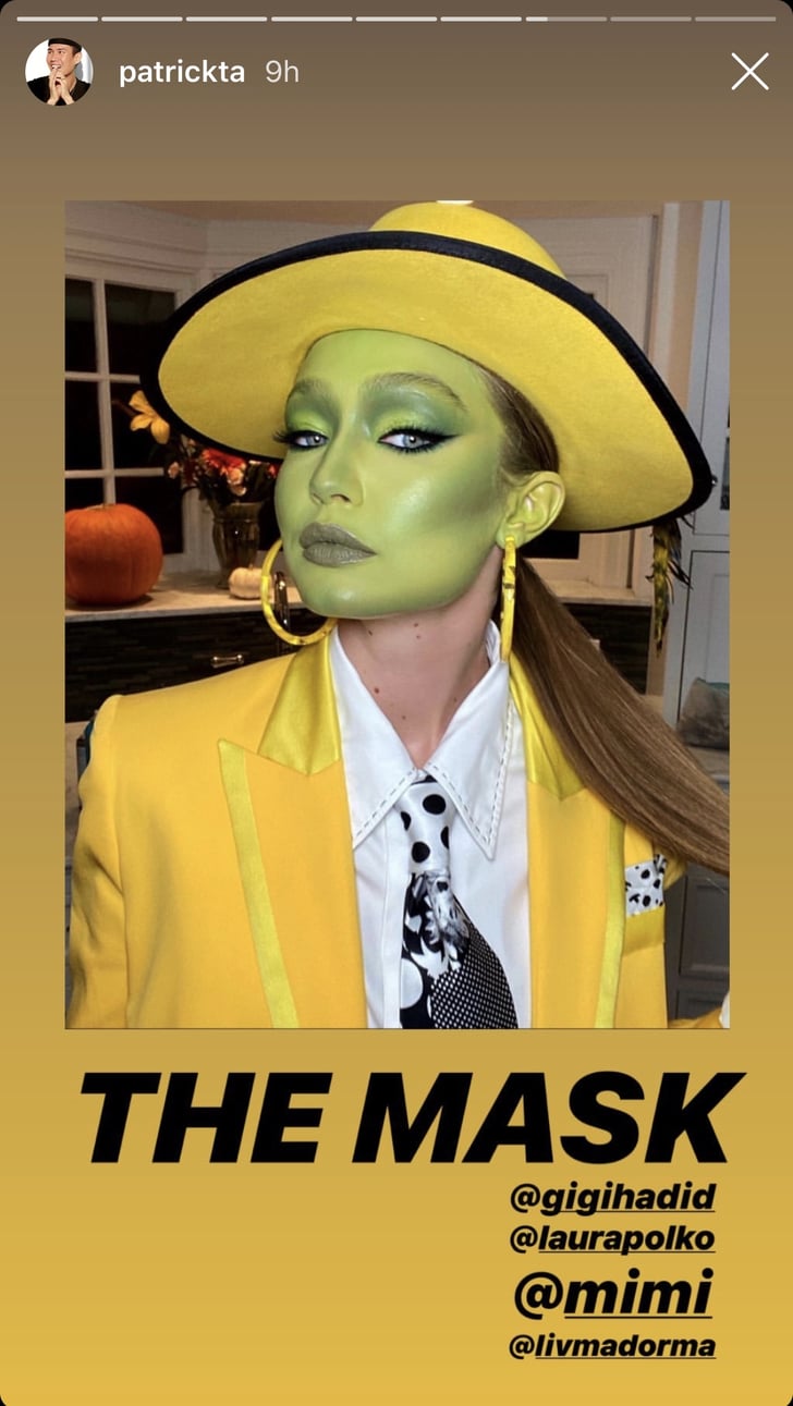 Gigi Hadid's The Mask Halloween Makeup POPSUGAR Beauty UK Photo 5