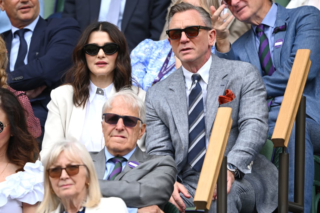 Rachel Weisz and Daniel Craig at Wimbledon 2023