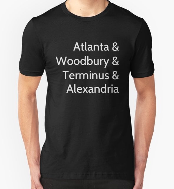 The Walking Dead Locations T-Shirt