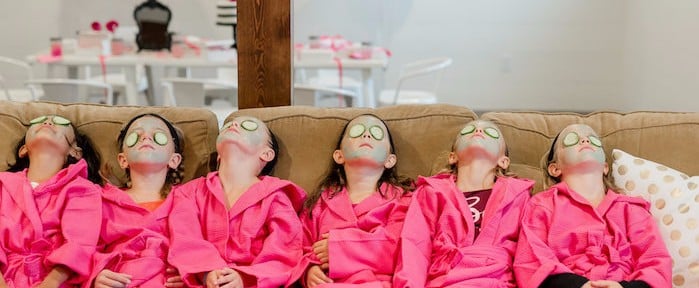 Kate Spade Spa Birthday Party