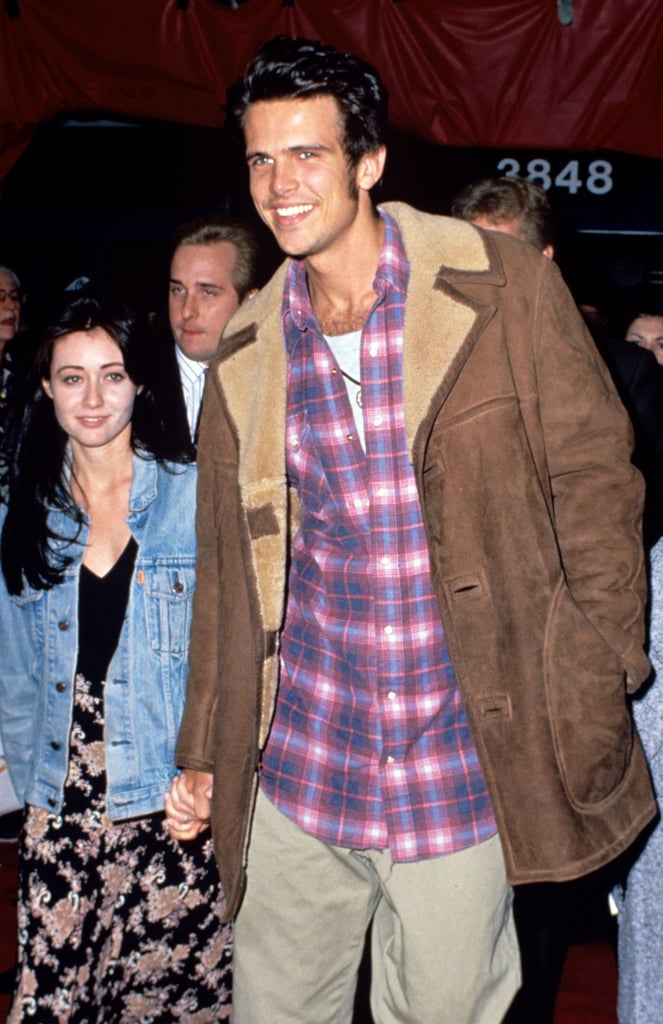 Shannen Doherty married Ashley Hamilton, son of actor George Hamilton, back in October 1993 after two weeks of dating. They divorced that April when Ashley accused Shannen of allegedly threatening him. Shannen Doherty married Ashley Hamilton, son of actor George Hamilton, back in October 1993 after two weeks of dating. They divorced that April when Ashley accused Shannen of allegedly threatening him.