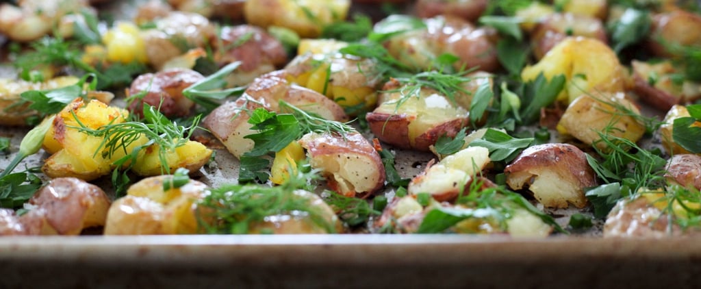 Smashed Potatoes With Herbs Recipe