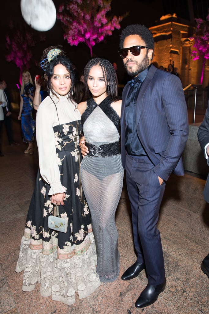 Zoë Kravitz attended the event with her adoring parents, Lenny Kravitz and Lisa Bonet.