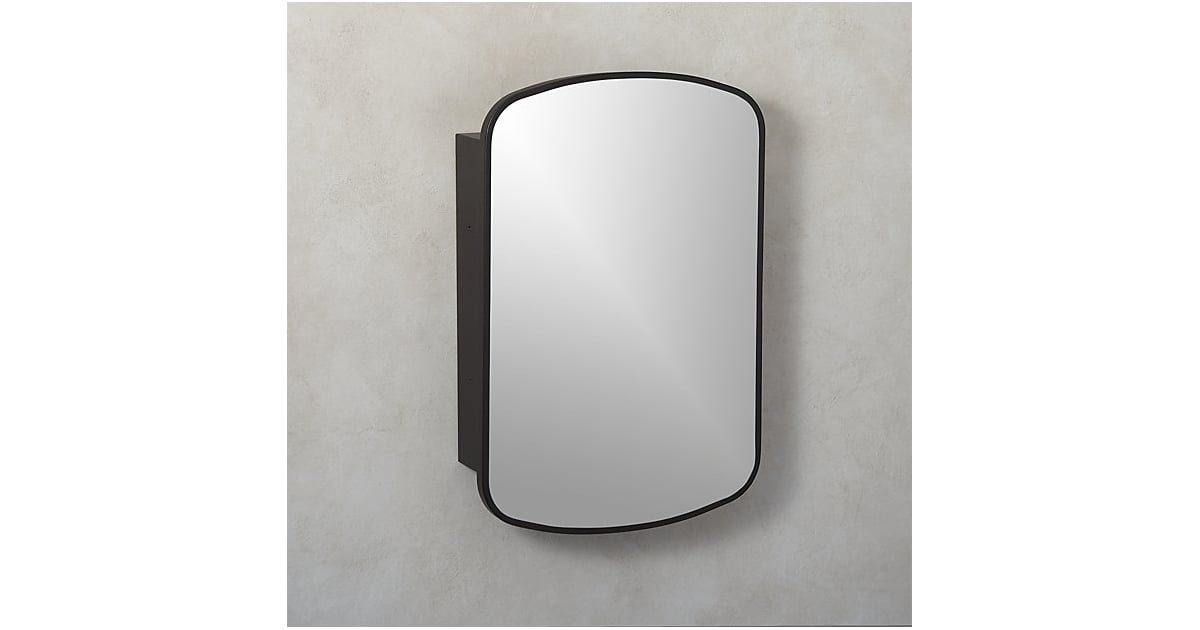 Cb2 nel sale black medicine cabinet