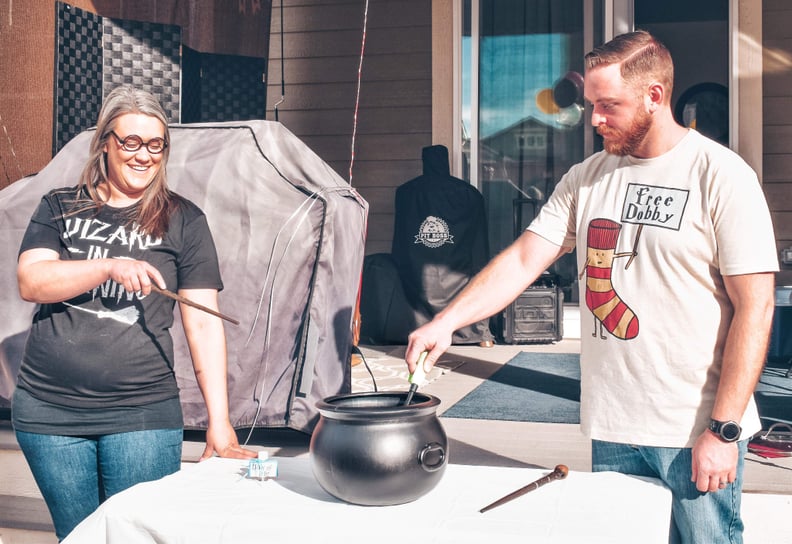 Courtney and Andy Headed Outside For the Second Reveal